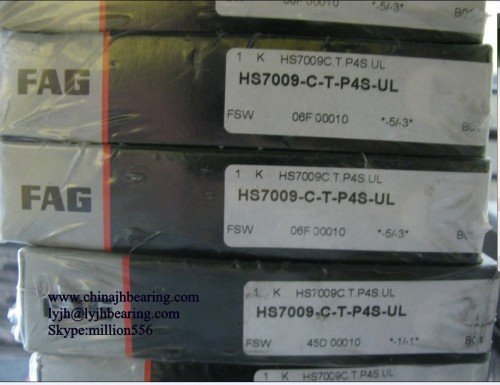 FAG HS7009-C-T-P4S-UL main spindle bearing 45x75x16mm,P4 Grade,steel ball,in stock