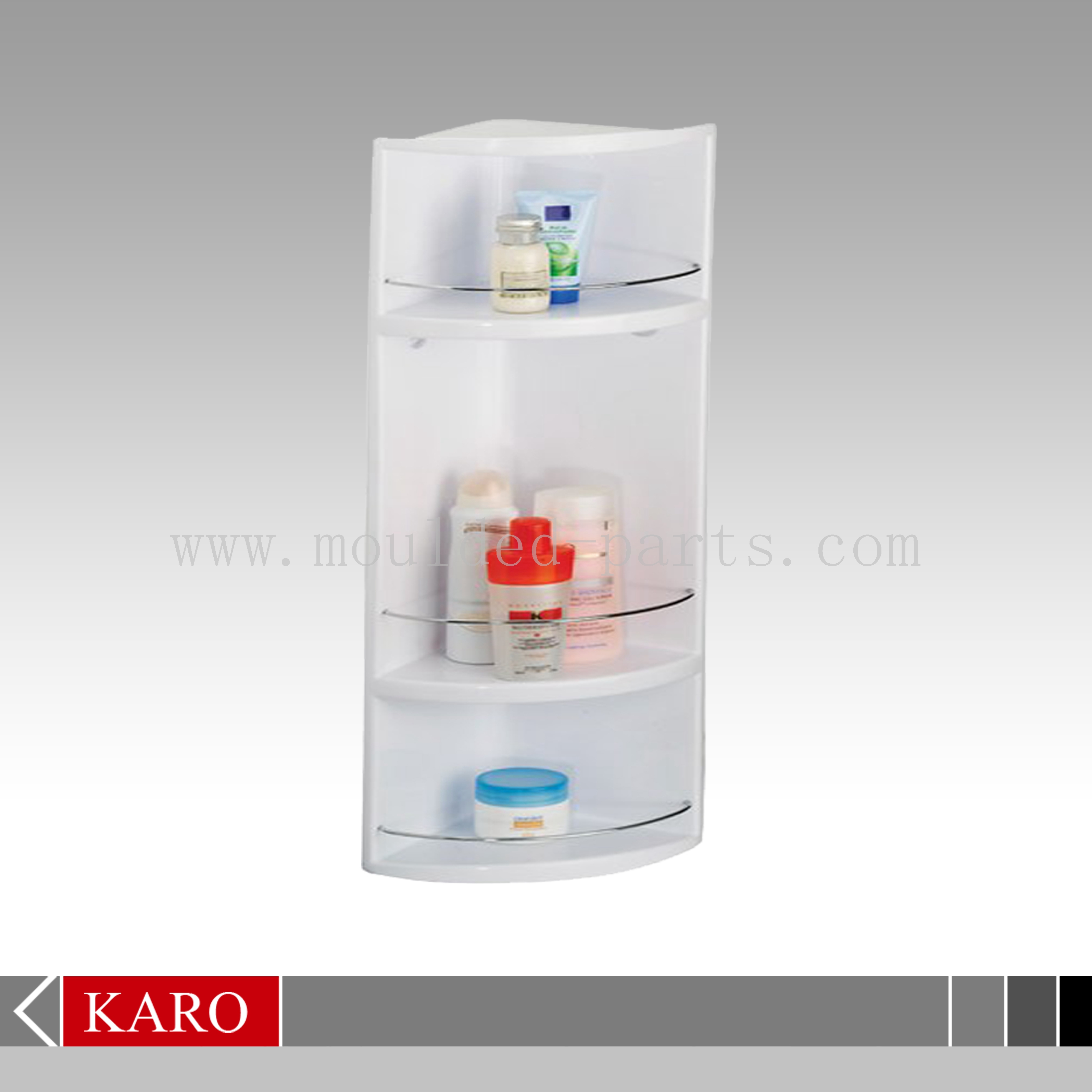 Fashion plastic hanging shower rack