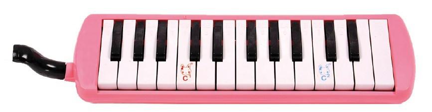Children/Kids toy OEM Colorful 25 key Melodica with quality leather box-AGME25A-3
