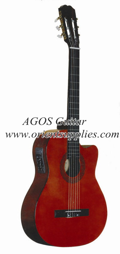 39inch Spruce plywood Classical guitar with 4 band EQCG3920C-EQ4