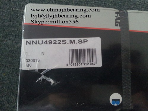 FAG NNU4922-S-K-M-SP or NNU4922SK.M.SP NNU4922SKMSP cylindrical roller bearing 110x150x40mm