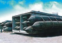 caisson moving rubber airbag