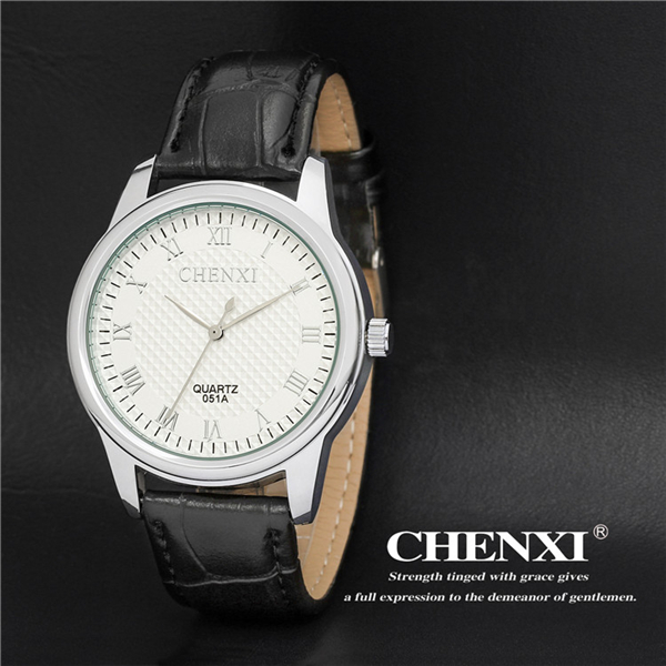High Quality Cheap Wristwatches in Bulk Order OEM Watch Custom Logo Black Brown Genuine Leather Watch Man