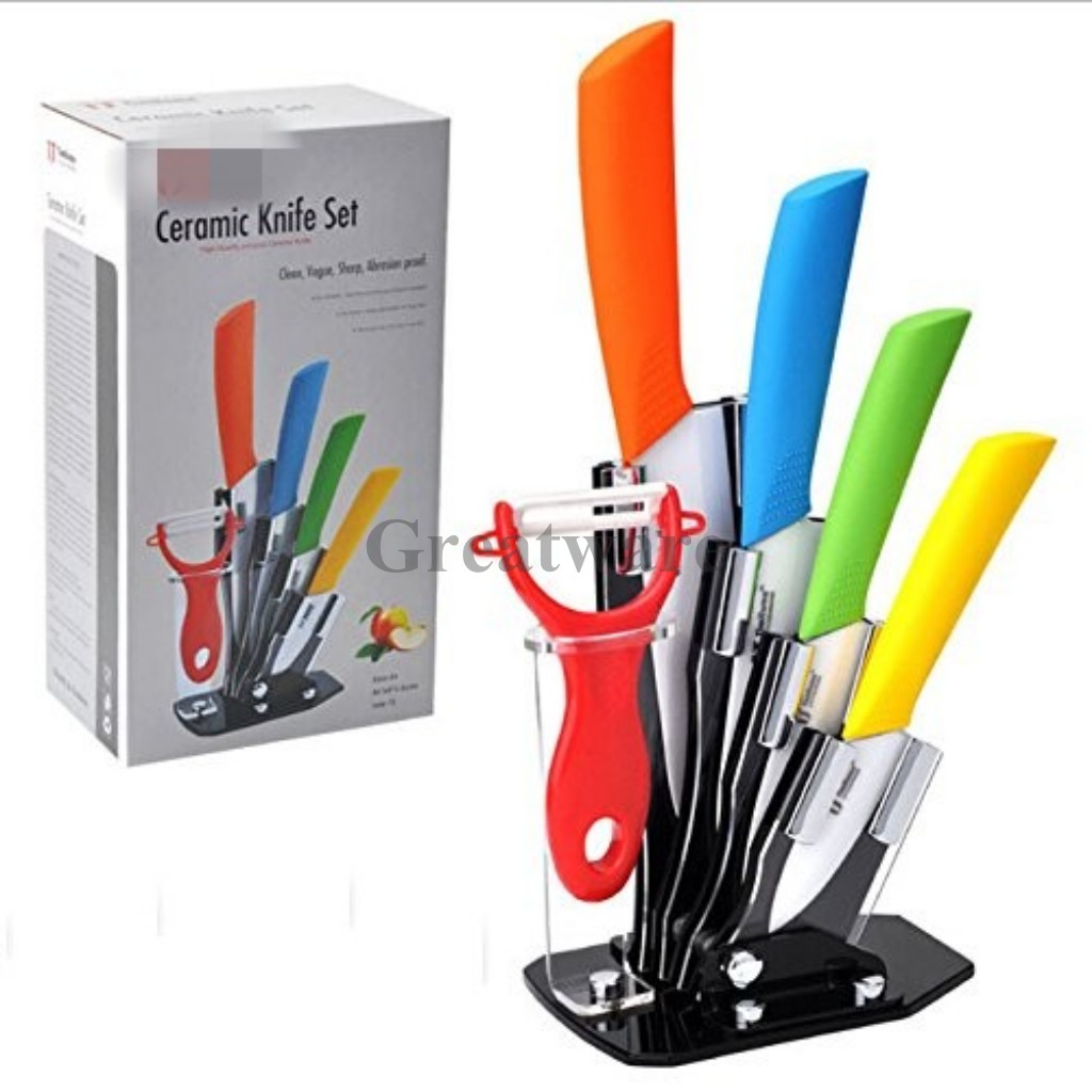 Ceramic Cutlery Knife and Peeler Set