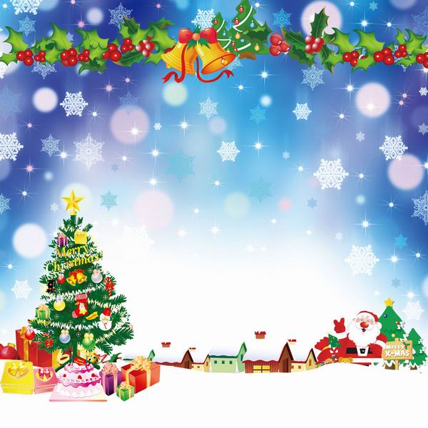 new design high bright flashing personalized Christmas tree el panel for Christmas decoration