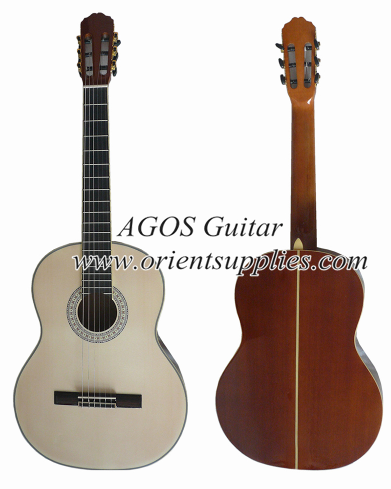 39inch Bleach Spruce Top Sapele back&Side Classical guitar CG3921-B