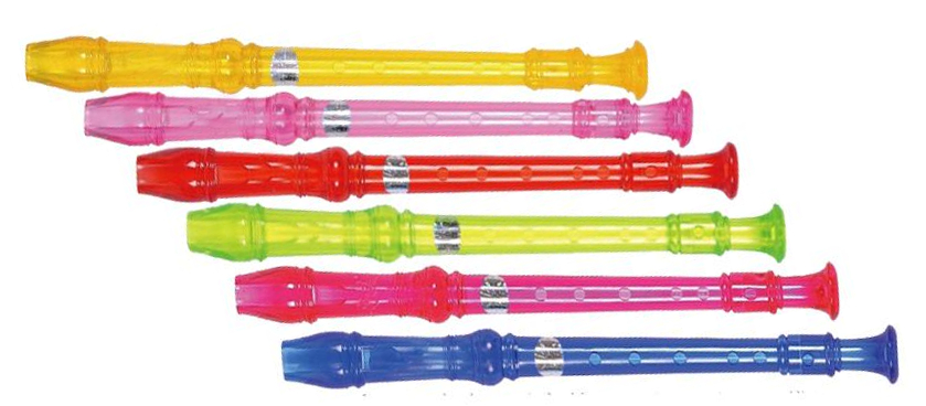 OEM 8 HOLE Transparent German/Baroque Soprano Recorder colorful promotion -AG8A-8G-13G