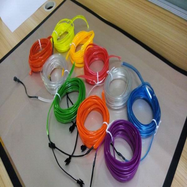 colorful sewable el wire/ el welt wire/ el welted wire