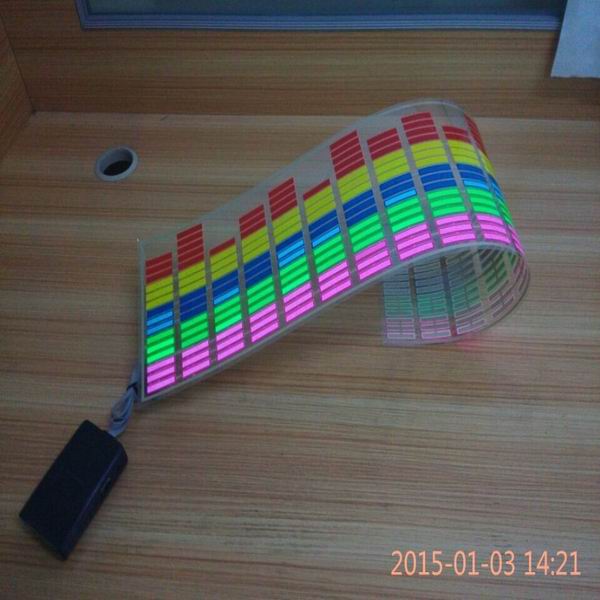 custom el car sticker, flashing car sticker, different size sticker for car