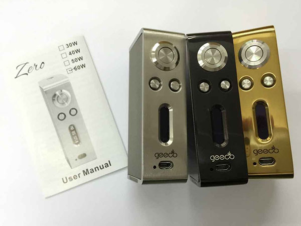 Geeco zero mod/zero 60watt temp control box mod/zero 50w v2 yihi chip sx 300 zero mod with wholesale price