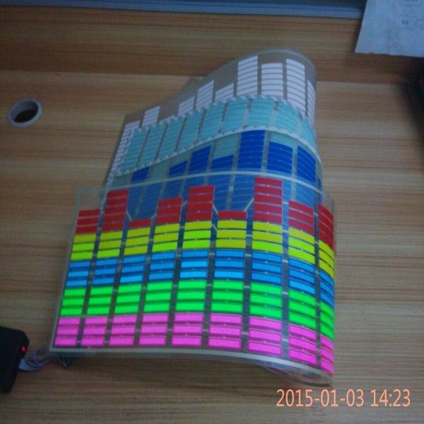 custom el car sticker, flashing car sticker, different size sticker for car