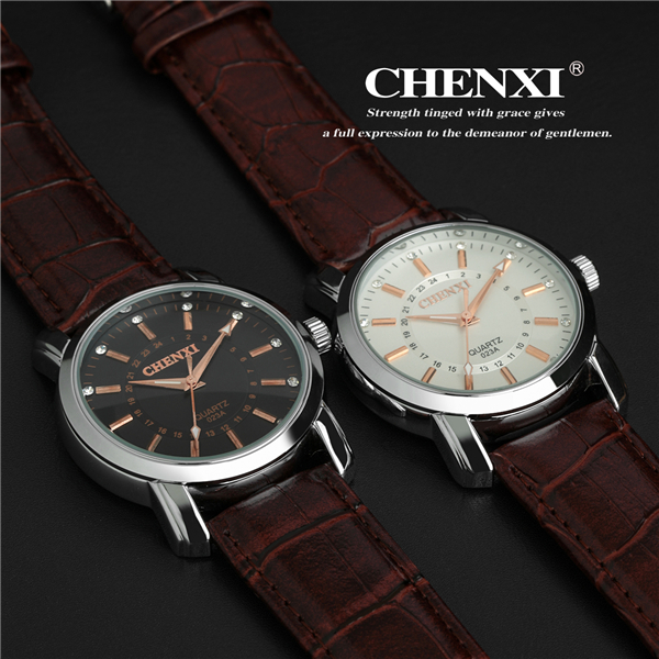 L023A6D Fashion Women Leather Watch CURREN Brand Watch Unisex Leather Western Watches Cheap Leather Watches