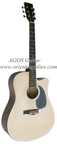 40inch Hotsale Cutaway Acoustic guitar western guitar basswood -AF4010CA