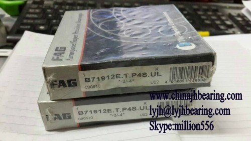 B71912-E-T-P4S-UL Machine tool main spindle bearing 60x85x13 mm, P4 Grade,25 degree contact angle