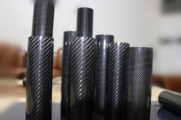 Large tube Glossy or Matt Carbon Cloth Pattern Oval/Round/Square 3K Carbon Fiber Tube