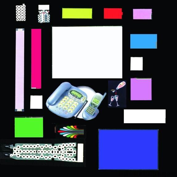 high quality flexible el sheet /el backlight panel with different size and color