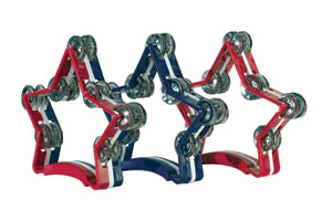 Plastic Star shape Tambourine Set / Music Toy / Orff instruments / Promotion gift AG-TP2