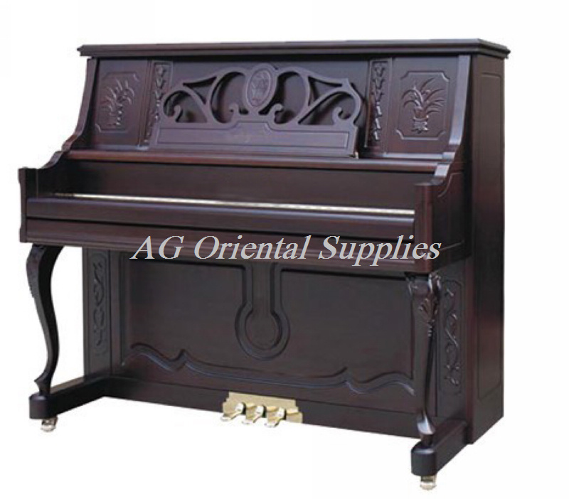 88-KEY New Acoustic wooden upright Piano With elegant handcraft teakwood brown matt color AG-125Y5
