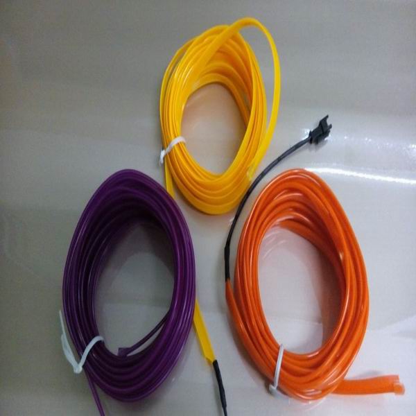 colorful sewable el wire/ el welt wire/ el welted wire