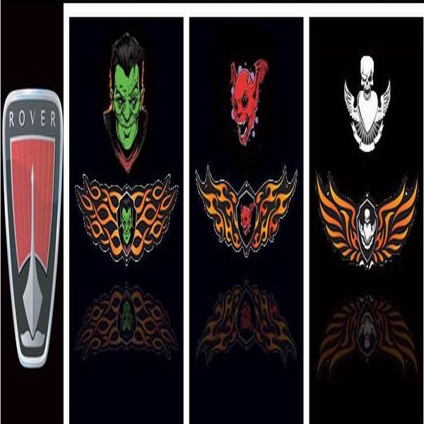 factory price light up el car sticker