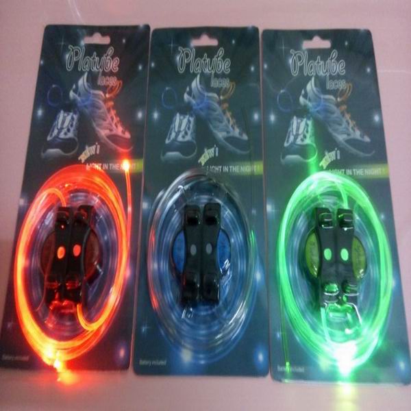 factory price beautiful glow shoelace/ led shoelace/ light up shoelace