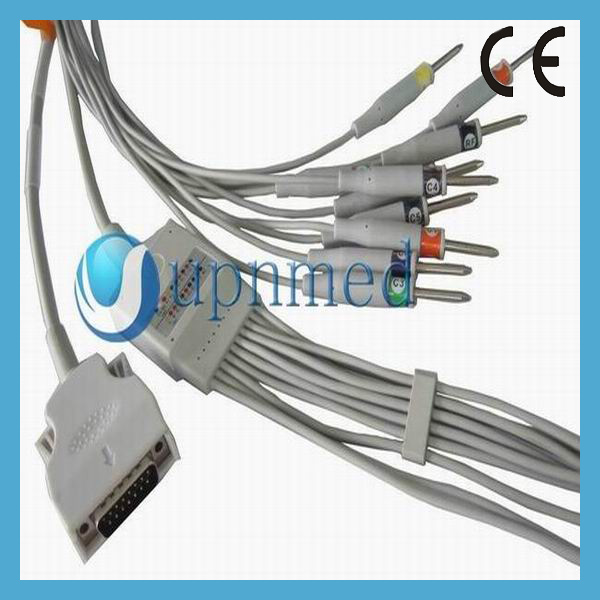 Mortara 10 lead EKG cable ,Din 3.0