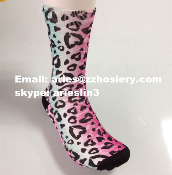 Custom Printing Dye Sublimation Sock