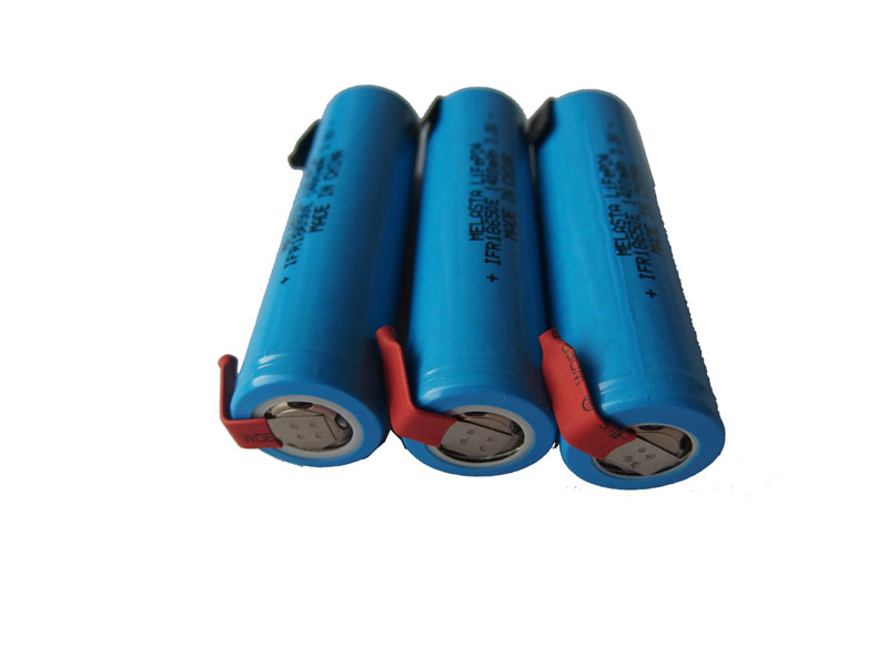 Rechargerable 1400mAh 3.2V LiFePO4 Battery Pack For Solar Light
