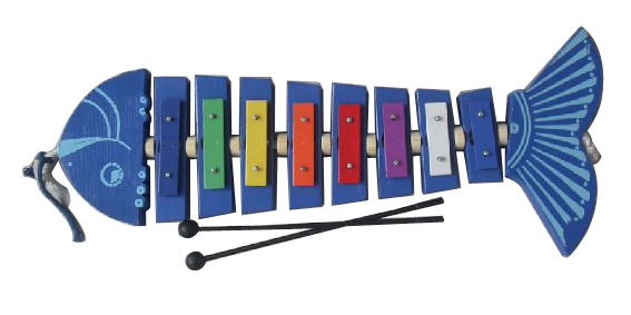 Fish style 8 note aluminium board xylophone / Music Toy / Orff instruments / Promotion gift AG-PH8A