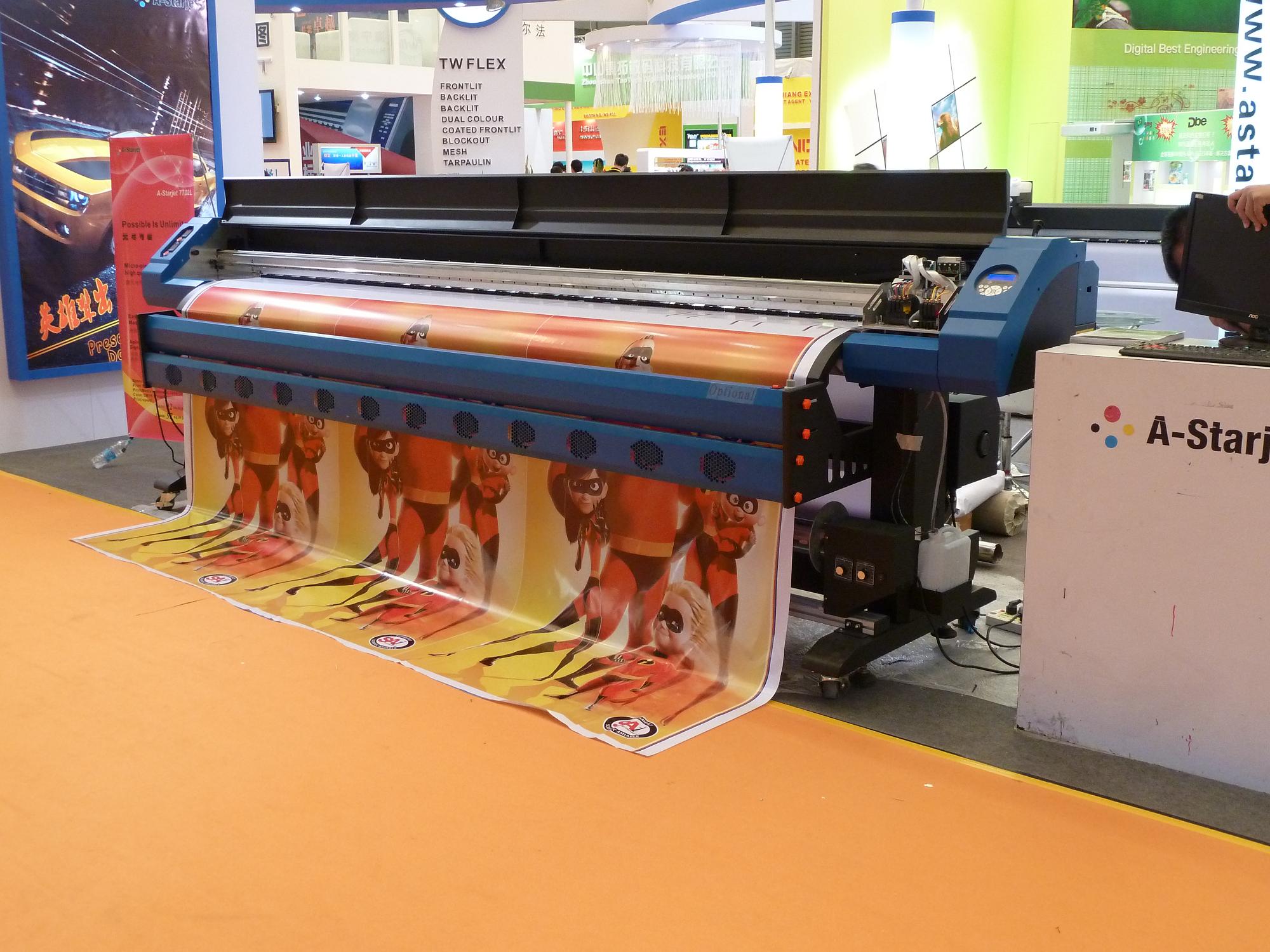 Large Format CMYK Epson DX7 Printer / A-starjet 7702L With Cost-Saving