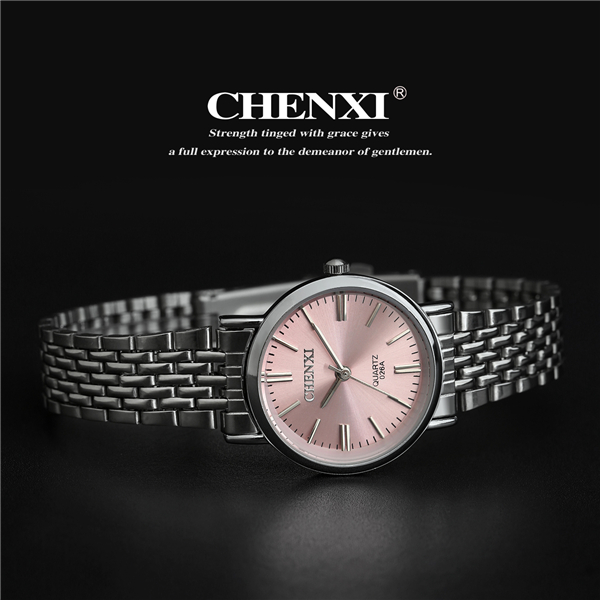Fashion Jewelry Wholesale Watch Factory Price Cheap Stainless Steel Watches Lady Wrist Watch Female Watch Pink