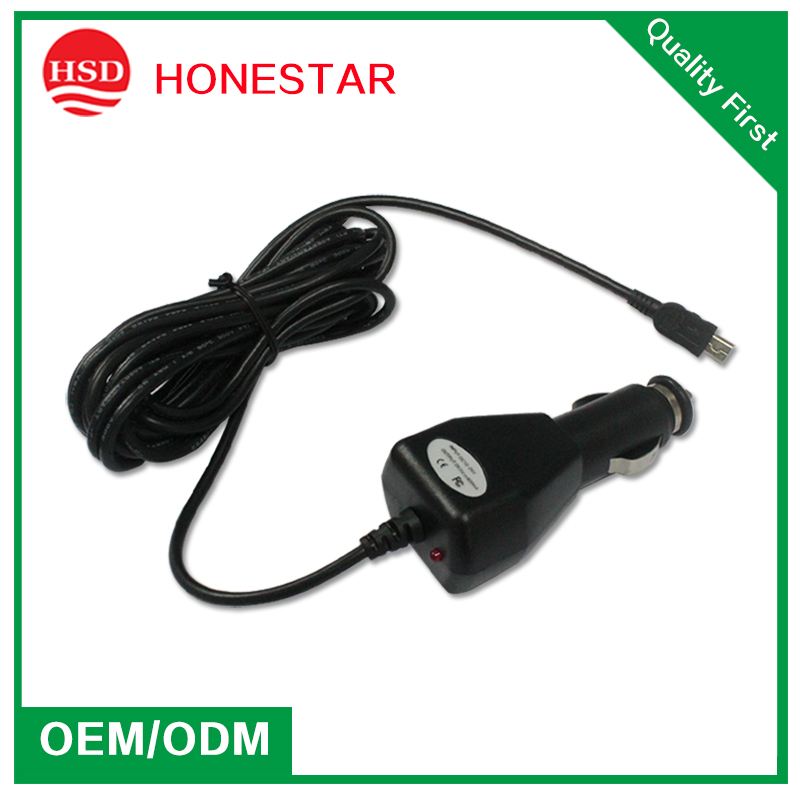 lowest price and high quality 5V 2.1A car charger with micro USB cable for mobile phone