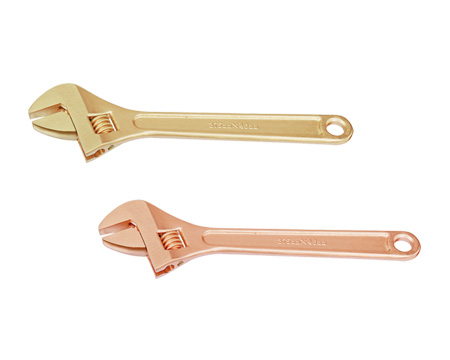 Non sparking Explosion proof adjustable wrench safety toolsTKNo.125