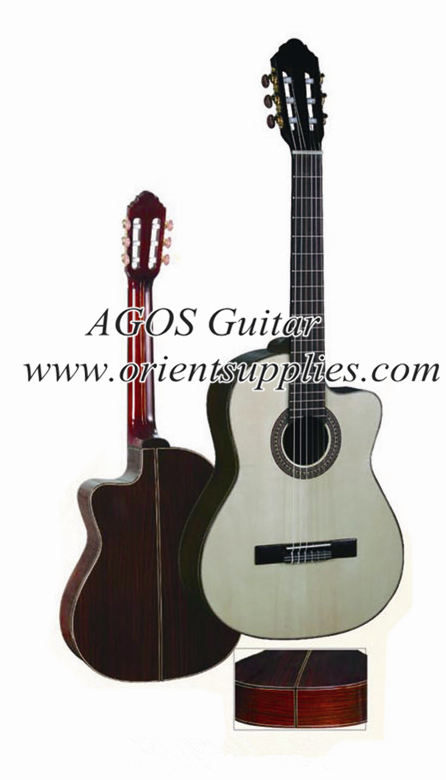 39inch Cutaway Rosewood high quality Vintage Classical guitar CG3925A
