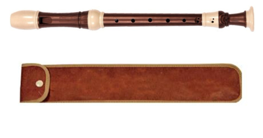 OEM 8 HOLE German/Baroque Alto Plastic Recorder with skin bag promotion -AG8A-16G