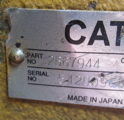 CAT 345C hydraulic pump P/N:266-7944,CAT genuine pump assembly