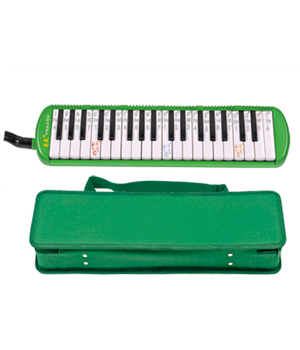 ABS Plastic Shell Copper board 37 key Melodica kids toy with oxford cloth box-AGME37A