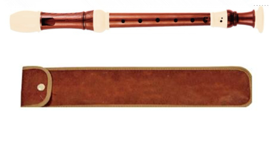Medium level 8 HOLE German/Baroque Alto Plastic Recorder with skin bag promotion -AG8A-16B