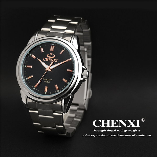 Big Wrist Watches Oversize Stainless Steel Watches Men Man's Quartz Watch Made in China Rose Gold Watches for Man