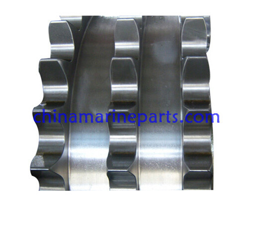 MAN low-speed marine diesel S35 ~ S90 G50 ~ G90 three rows of white alloy steel casting sprocket sprocket
