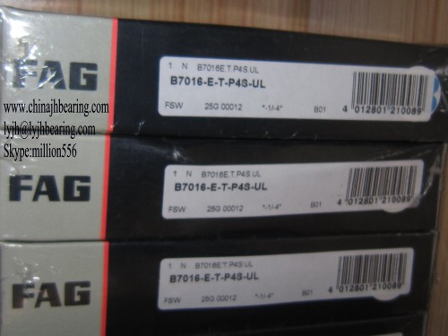 B7016-E-T-P4S-UL FAG original machine tool main spindle bearing,75x115x20mm,universal assemble
