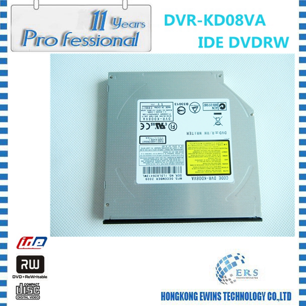 Brand New Tray Loading Internal IDE DVDRW Drive dvr-kd08 dvr-kd08va