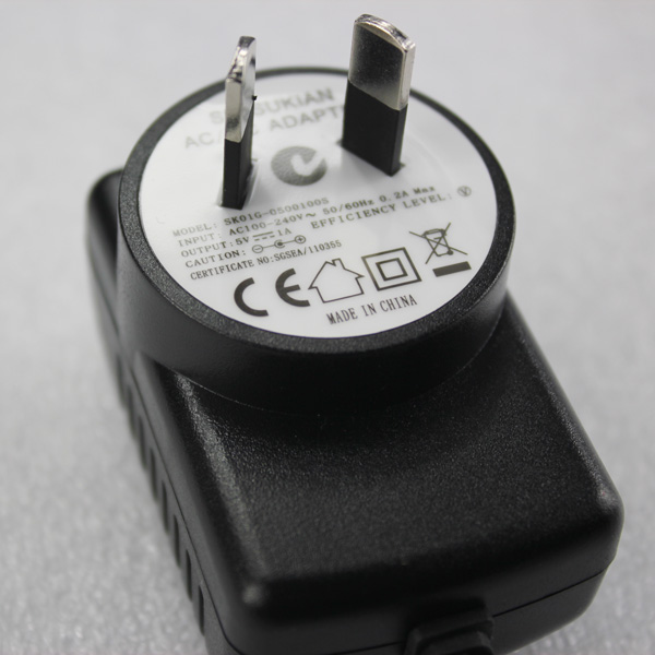 Notebook use with CE SAA approval 5v2a power adapter
