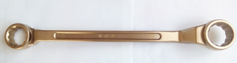 Non sparking aluminum bronze alloy double box ring wrench