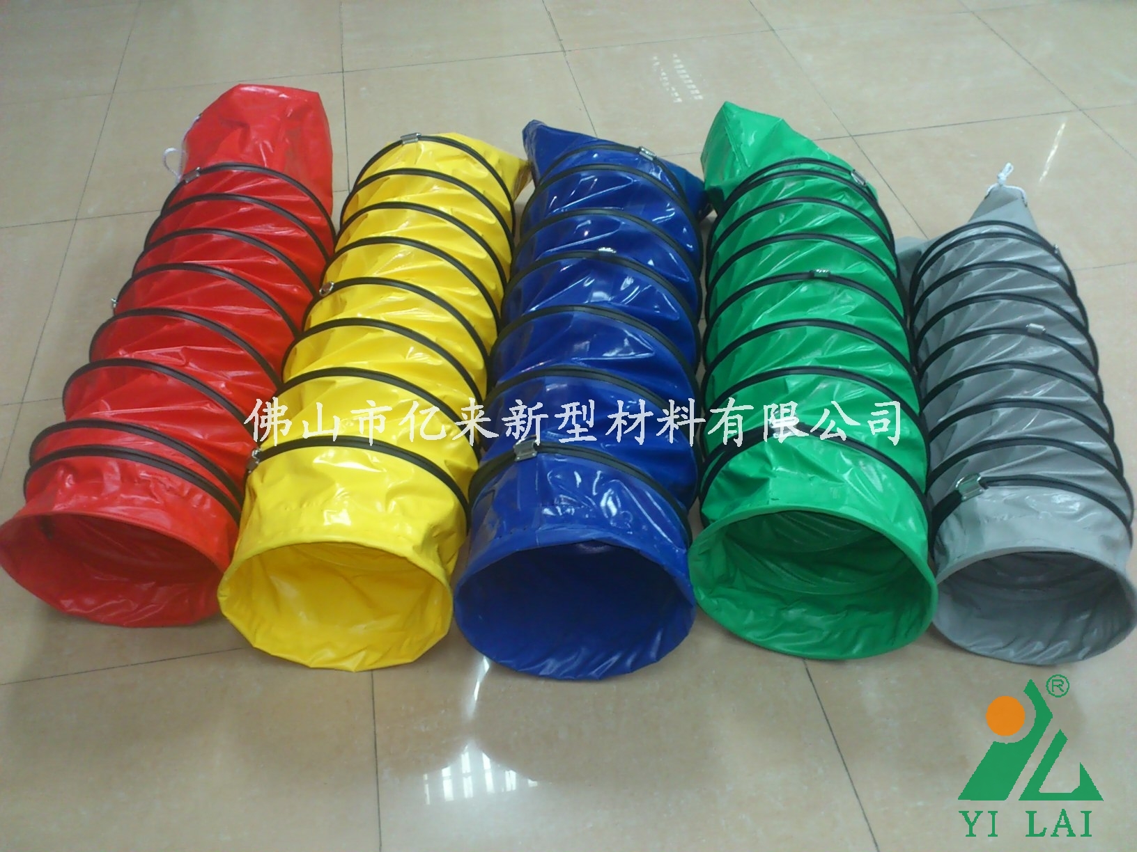 heat resistant and fire rated pvc flexible duct