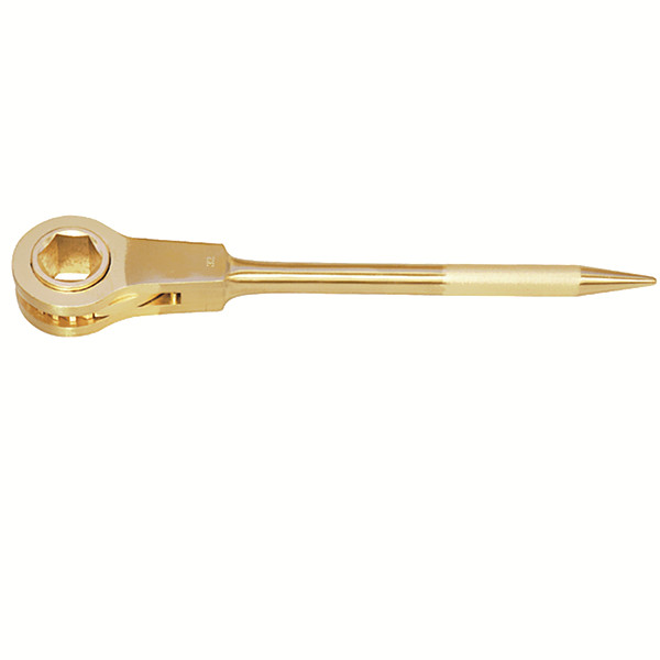 Explosion-proof round handle gining crowbar ratchet wrench safety tools TKNo.181