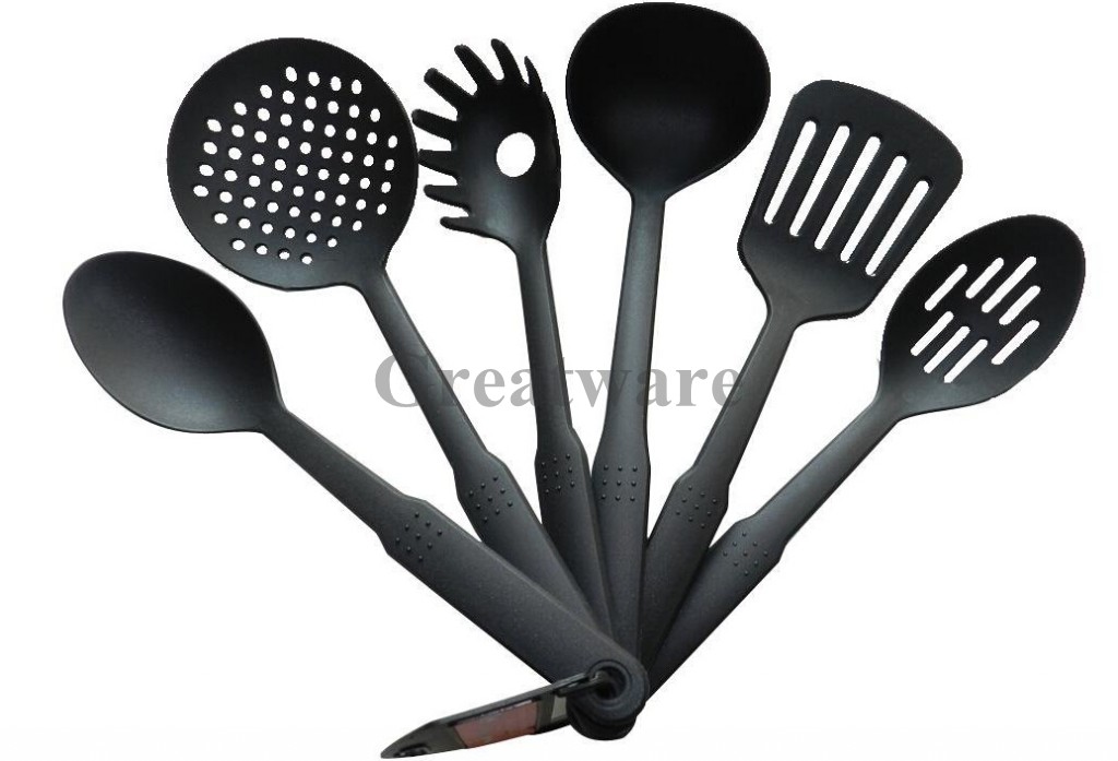 6 Piece Heat Resistant nylon Kitchen Tools Utensil Set