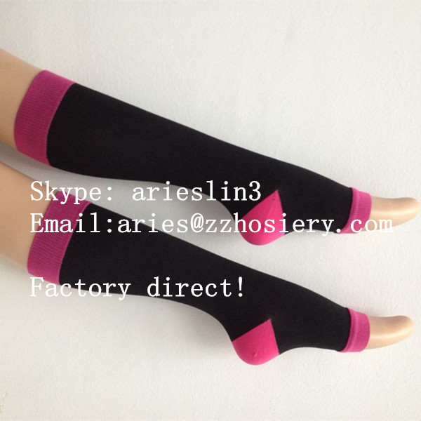 Fancy Open Toe 14-20mmhg Compression stocking sock
