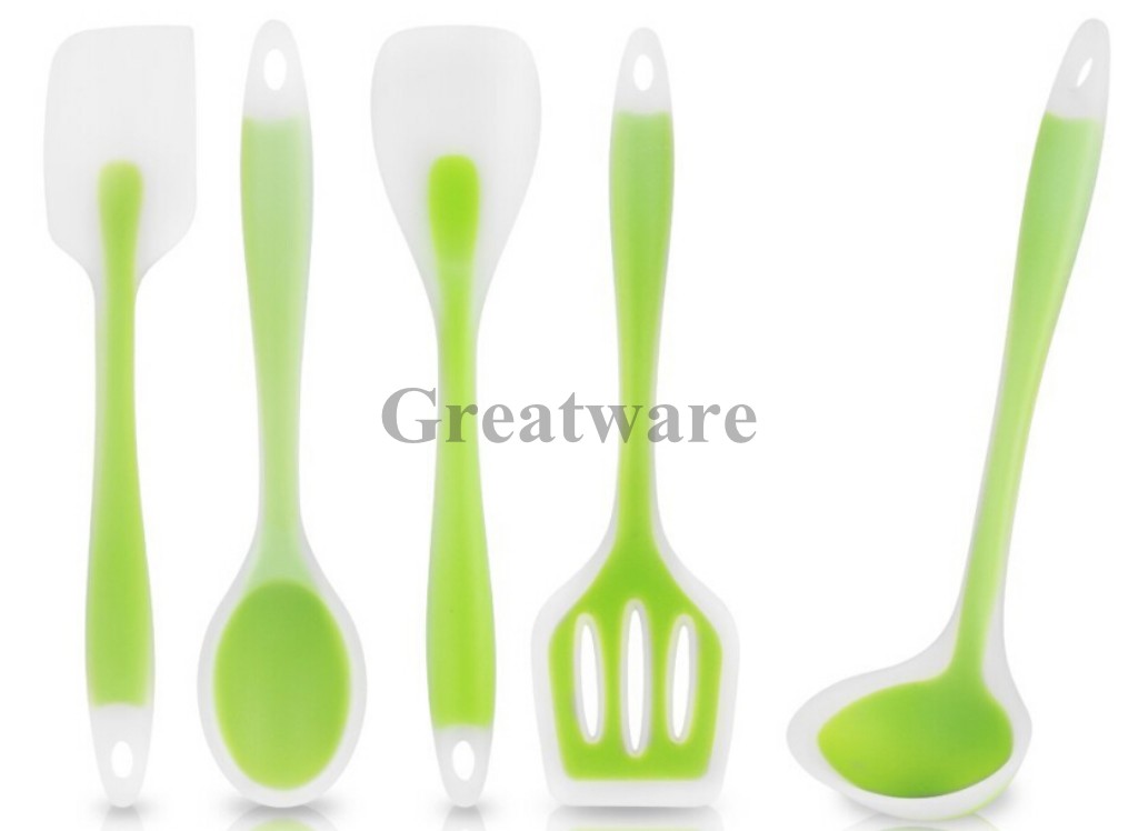 5-Piece Heat-Resistant Silicone Cooking Utensil Set