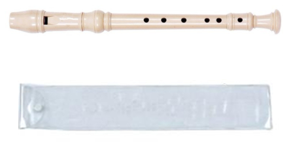 8 HOLE German/Baroque Soprano Recorder with PP plastic shell lowest price-AG8A-3GP/3BP